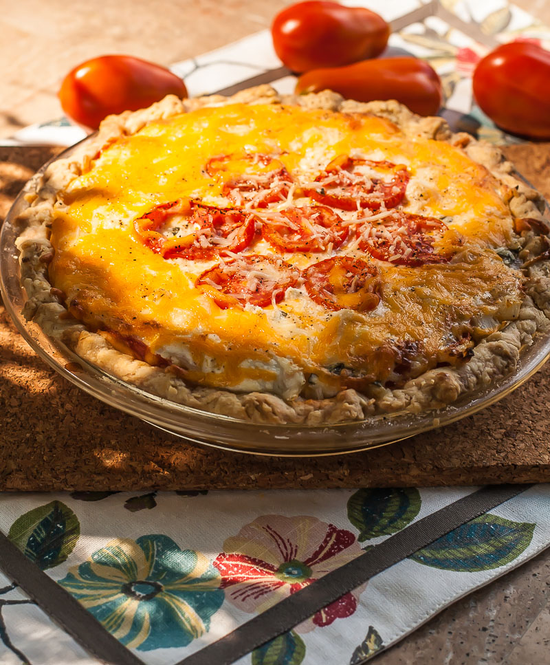 tomato cheese pie
