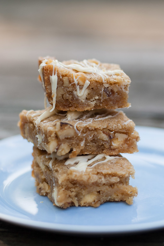 A recipe for Butterscotch Blondie Bars including white chocolate and ...