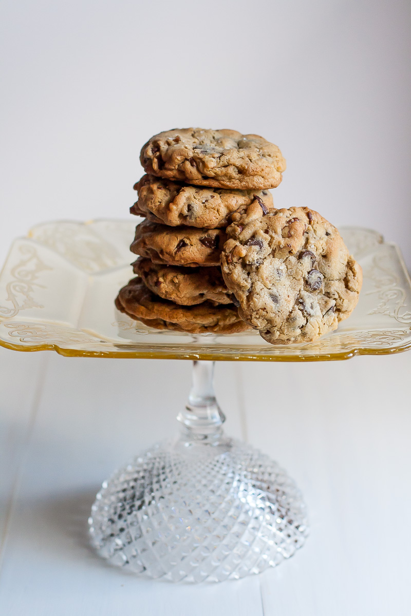 salted pecan chocolate chip cookies