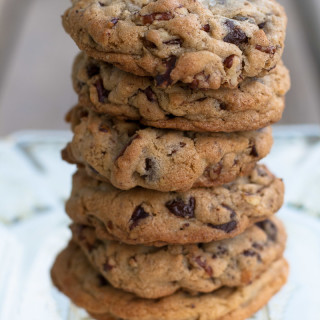 Salted pecan chocolate chip cookies
