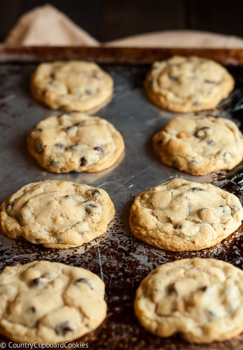 caramel chocolate chip cookies recipe