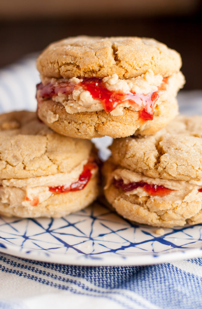 Peanut Butter and Jelly Cookie Sandwiches Recipe