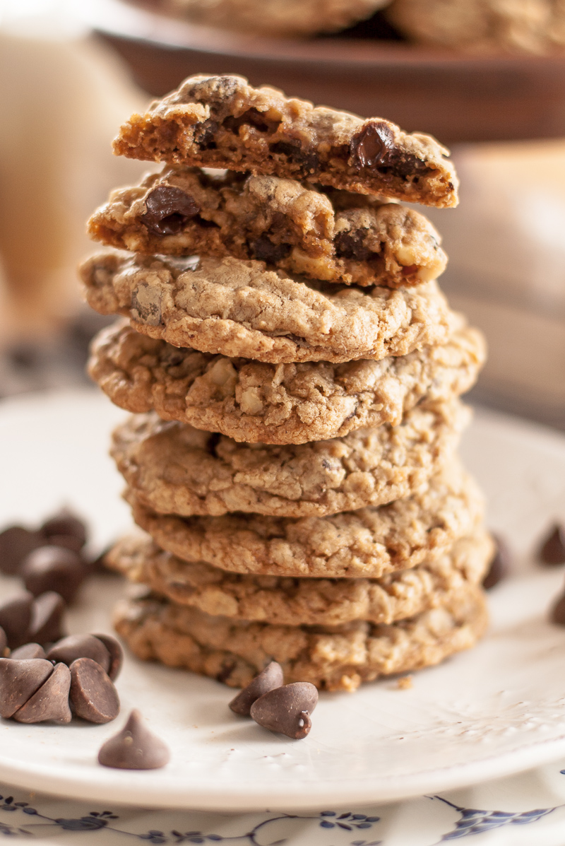 Oatmeal Dark Chocolate walnut Cookie Recipe 