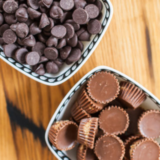 Peanut butter cups and dark chocolate cookie recipe