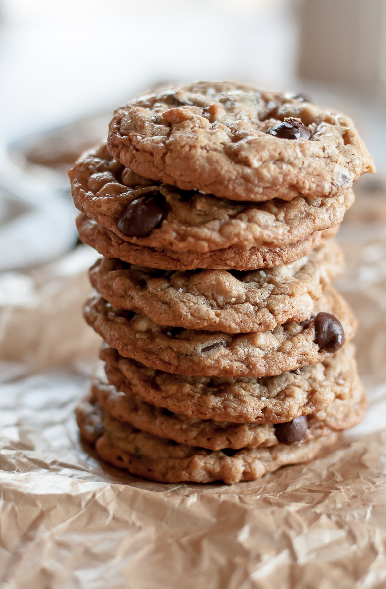 chewy and chocolatey oatmeal cookies